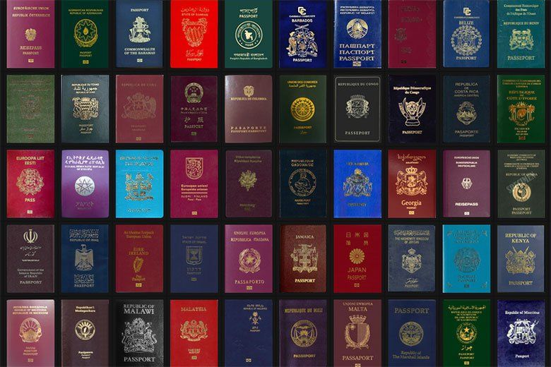 دلیل رنگهای مختلف پاسپورت های جهان